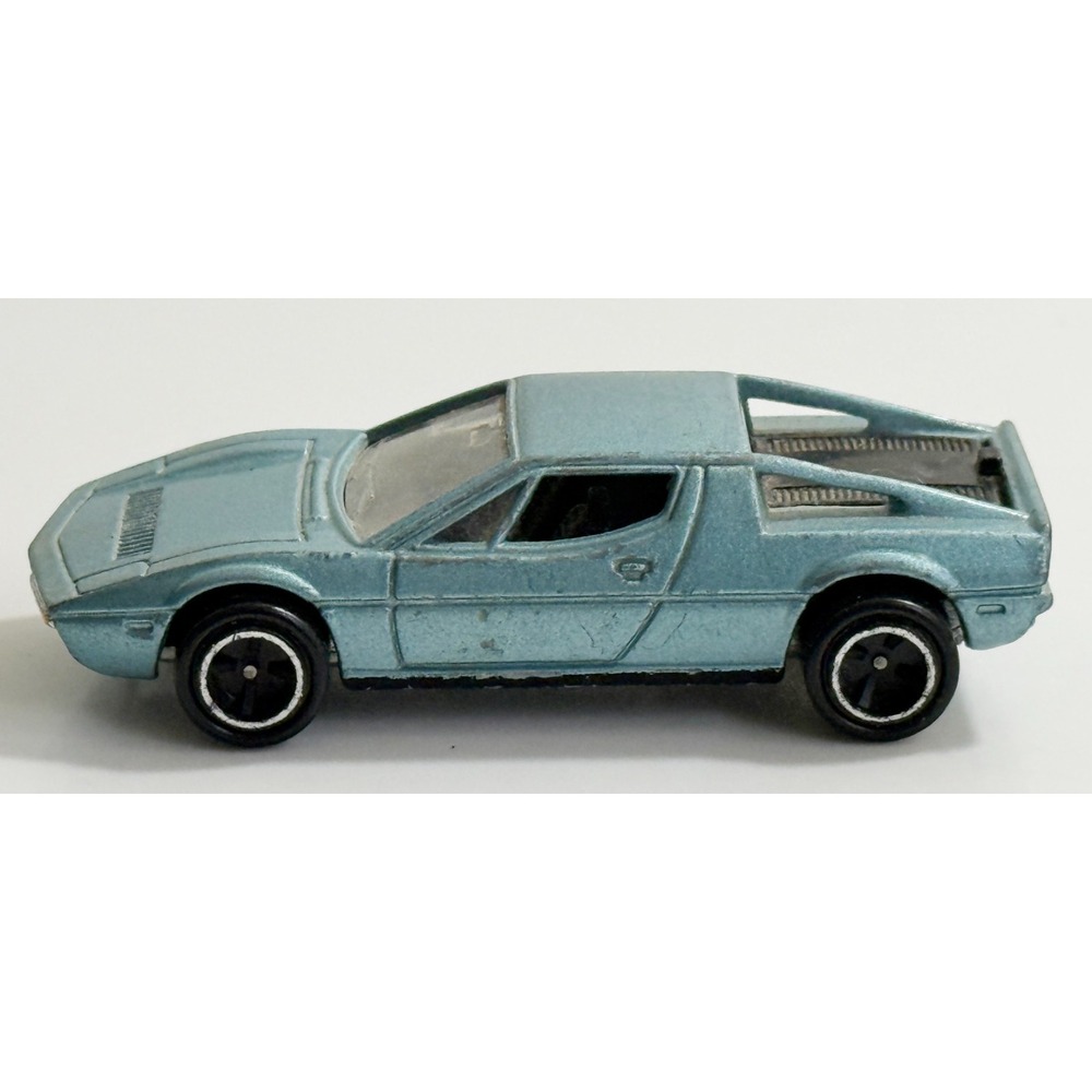 Tomy Tomica‎ Maserati Merak SS Pocket Car Japan Light Blue 1/62 Diecast Vintage